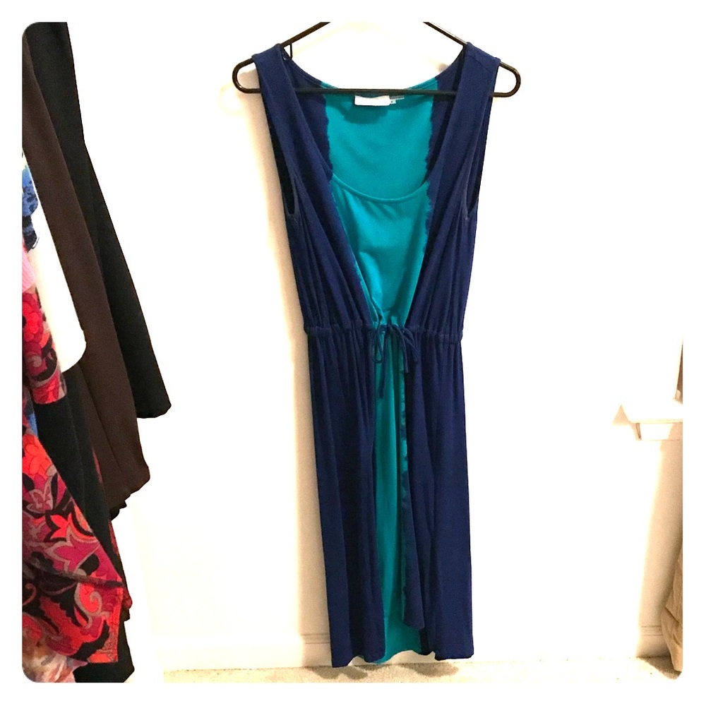 Calvin Klein summer tie dress